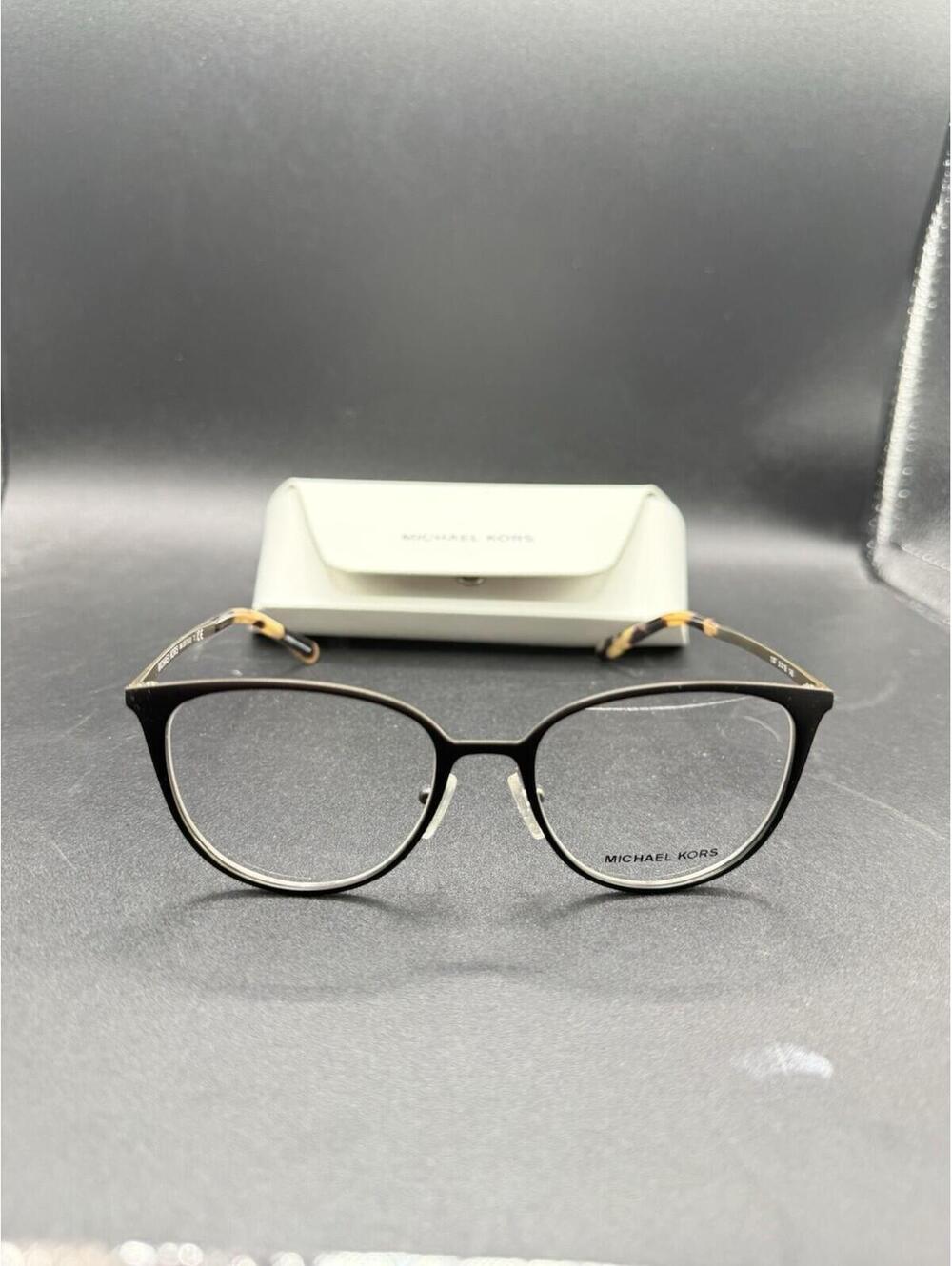 Michael Kors Lil MK3017 1187 Eyeglasses Women's Matte Black/Gold Full Rim 51mm